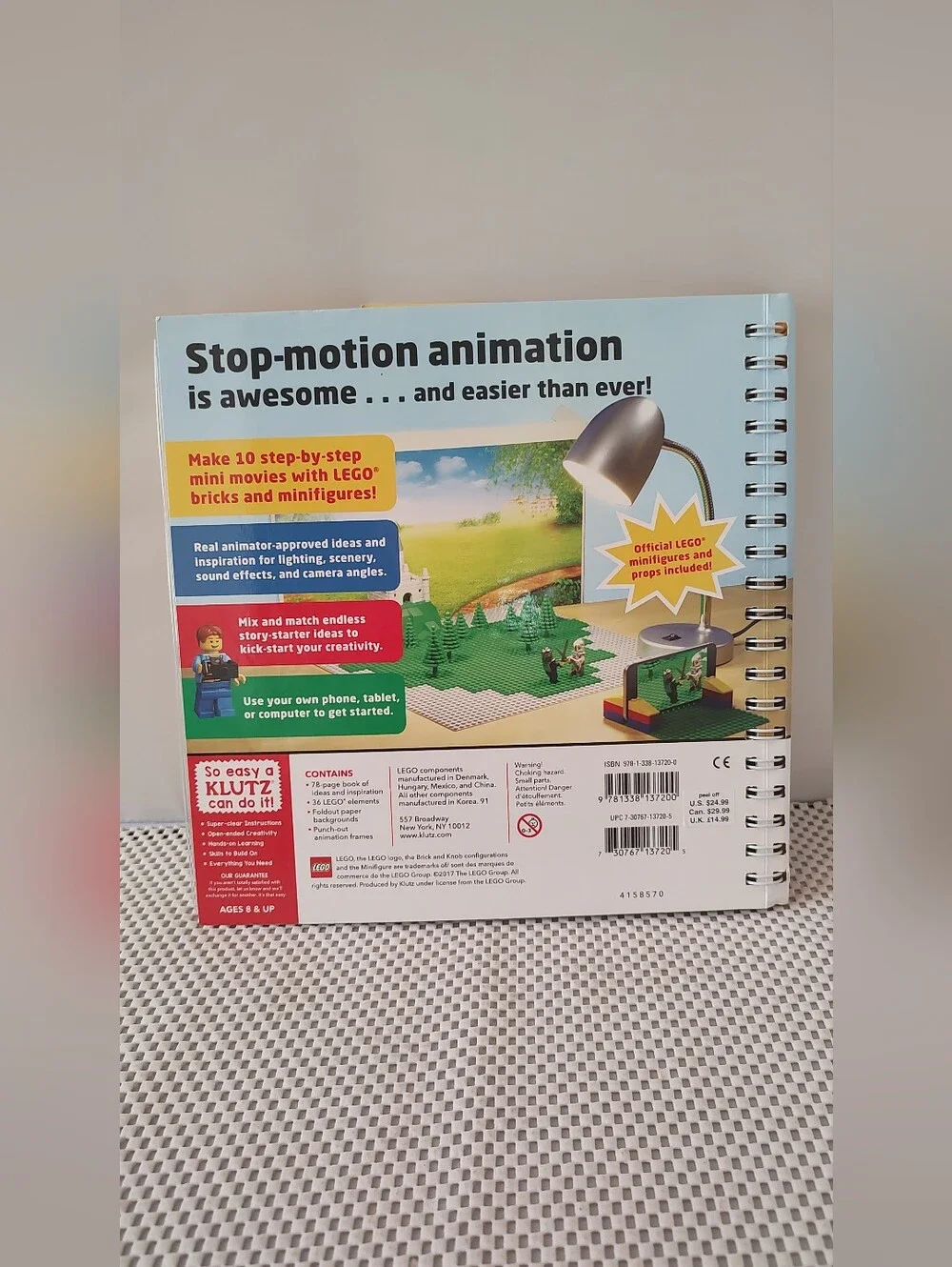 KLUTZ Lego Make Your Own Movie Activity Kit NWT Building Toy Set